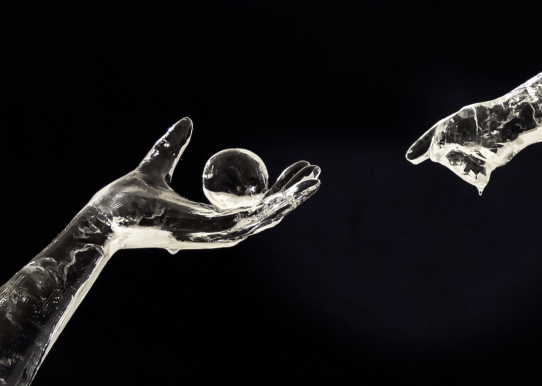 International Ice Sculpture Festival in Jelgava, Latvia