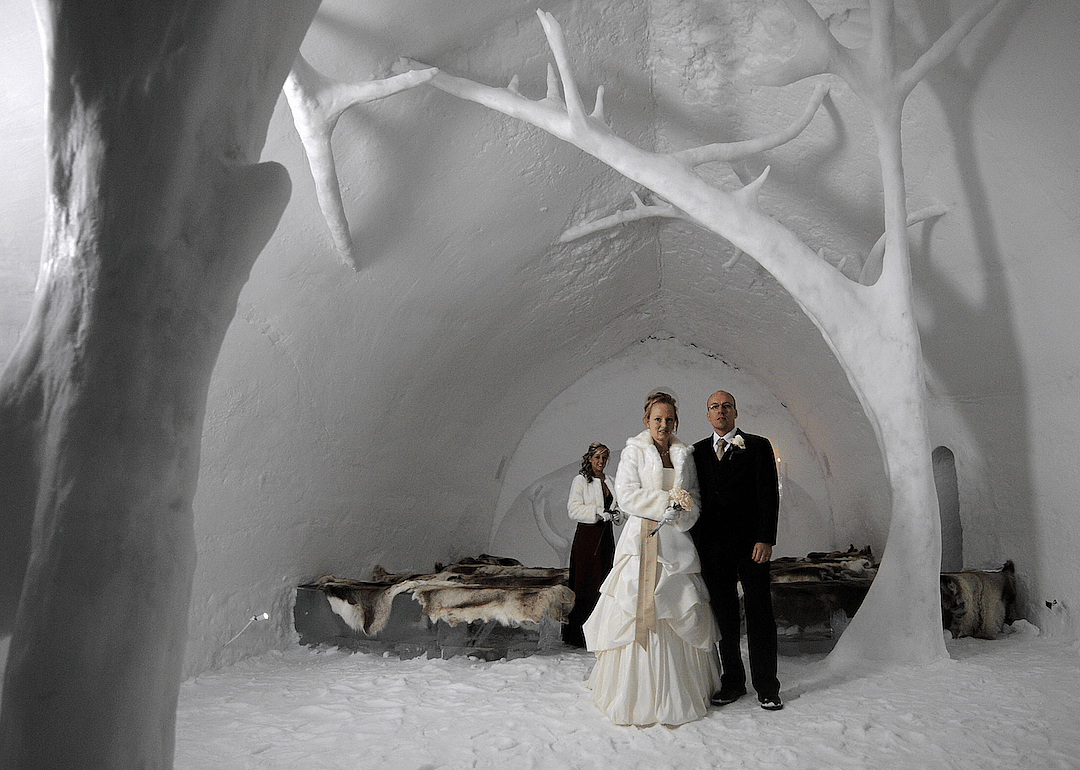 Ice chapel in Jukkasjärvi, Sweden