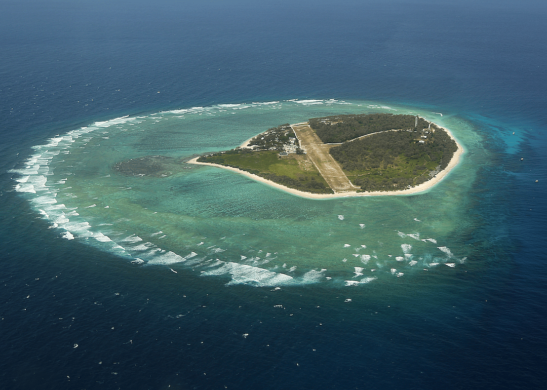 Coral reefs create and protect land
