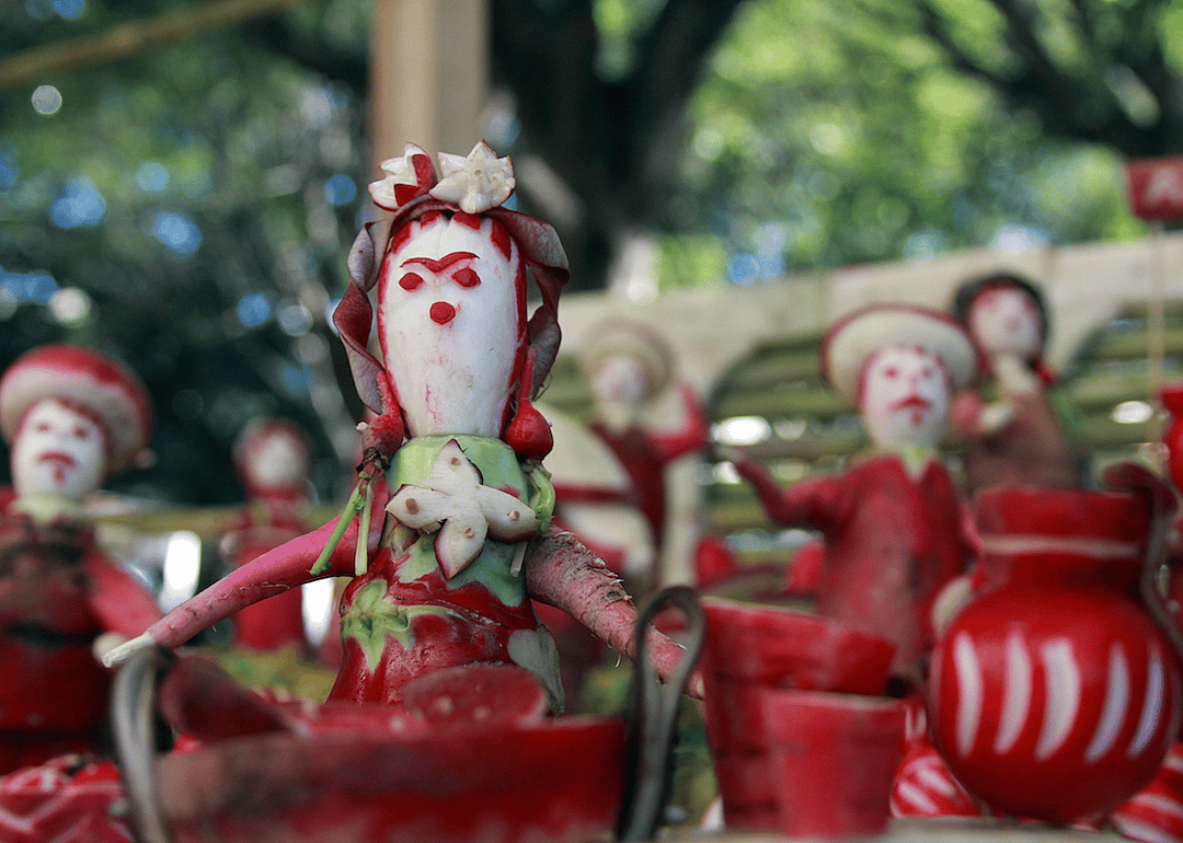A town in Oaxaca celebrates radishes
