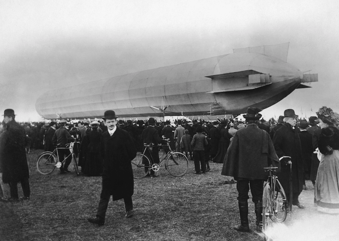 Airships take to the skies