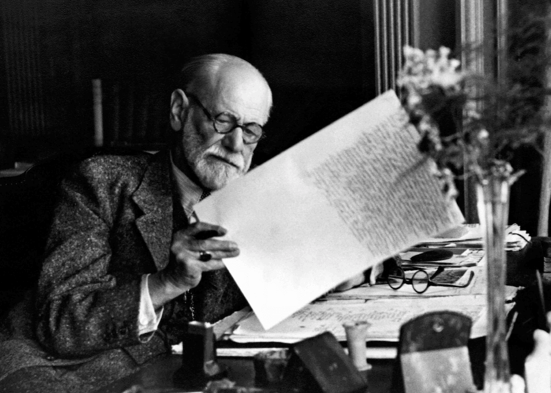 Sigmund Freud delves into the unconscious