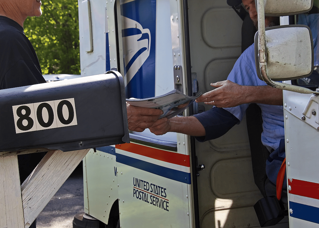 #13. Postal service mail carriers