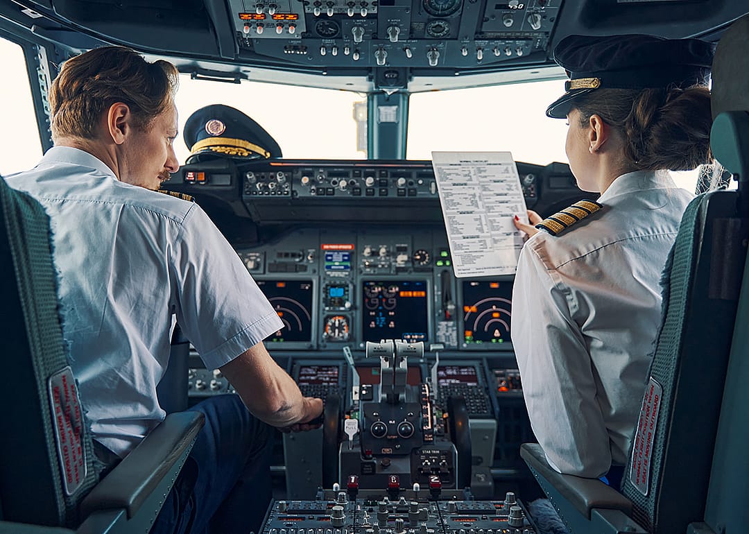 #12. Airline pilots, copilots, and flight engineers