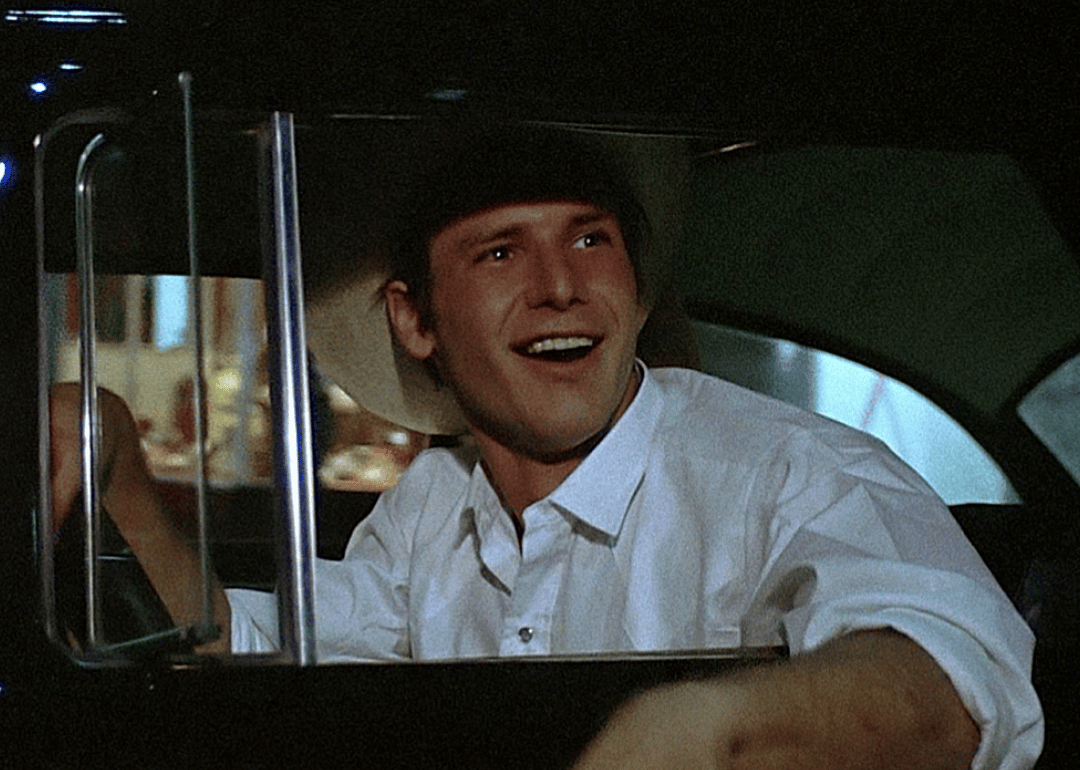 Harrison Ford in a scene from ‘American Graffiti’