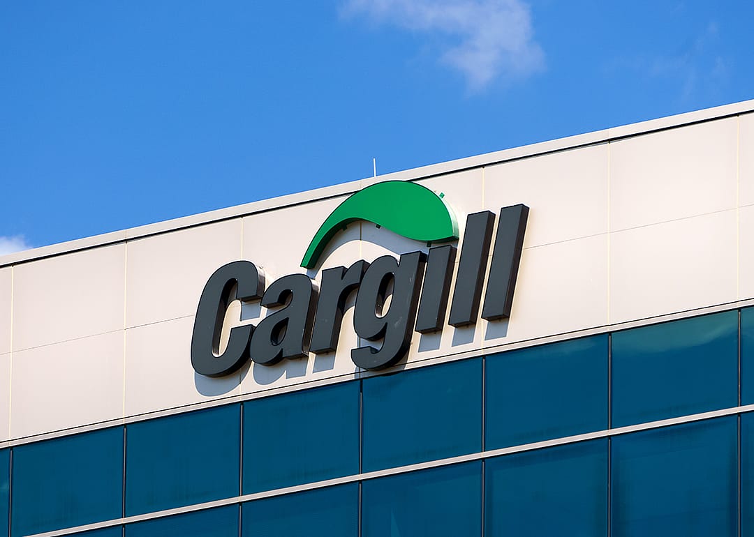 Cargill sign at headquarters in Hopkins, Minnesota.