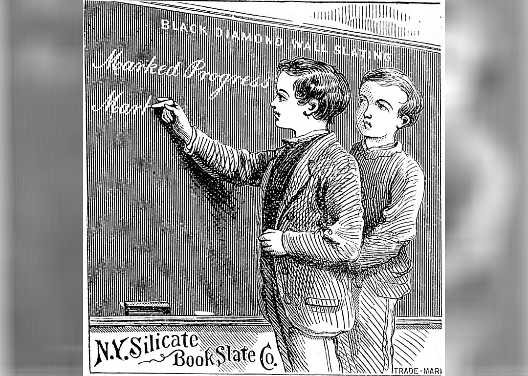 1801: Blackboards grow up