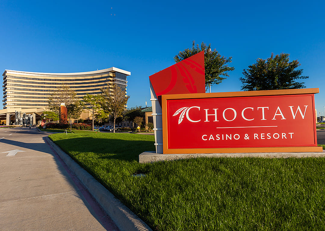 Entrance to the Choctaw Casino & Resort in Durant.