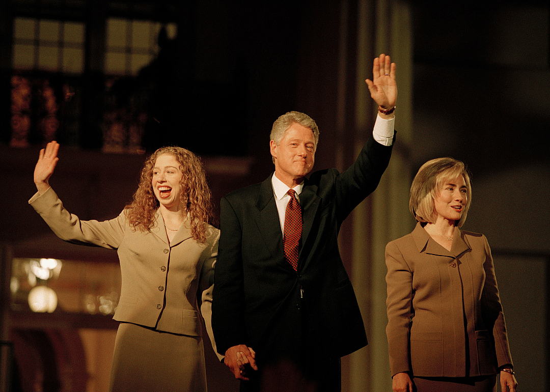 1996: Clinton is re-elected