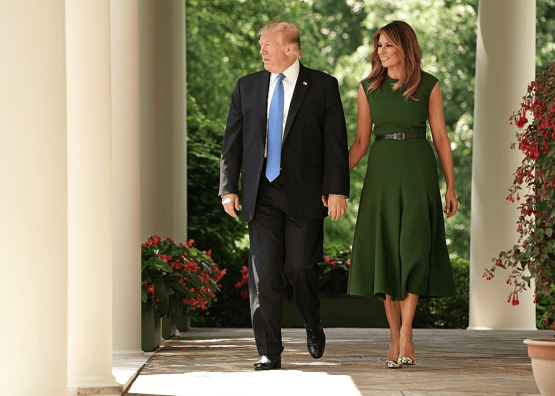 2019: The Trumps visit the garden