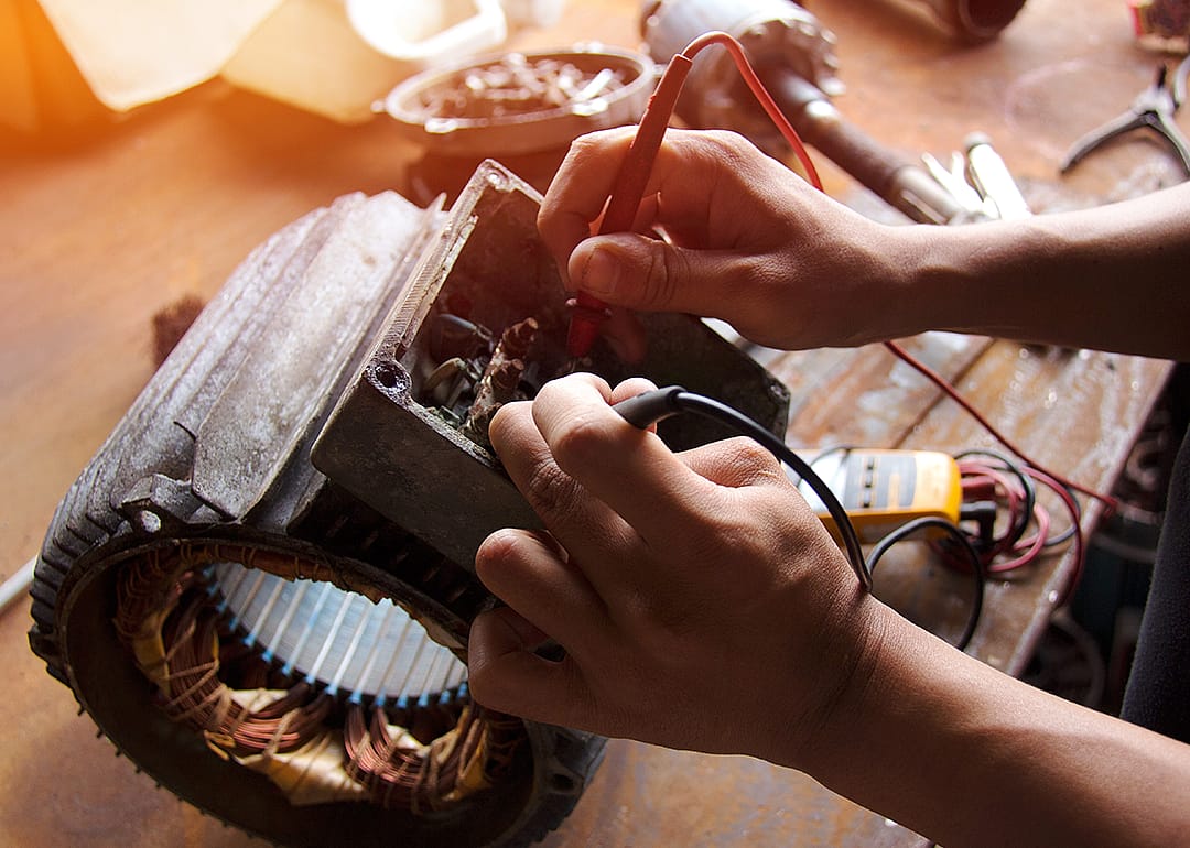 #37. Electric motor, power tool, and related repairers