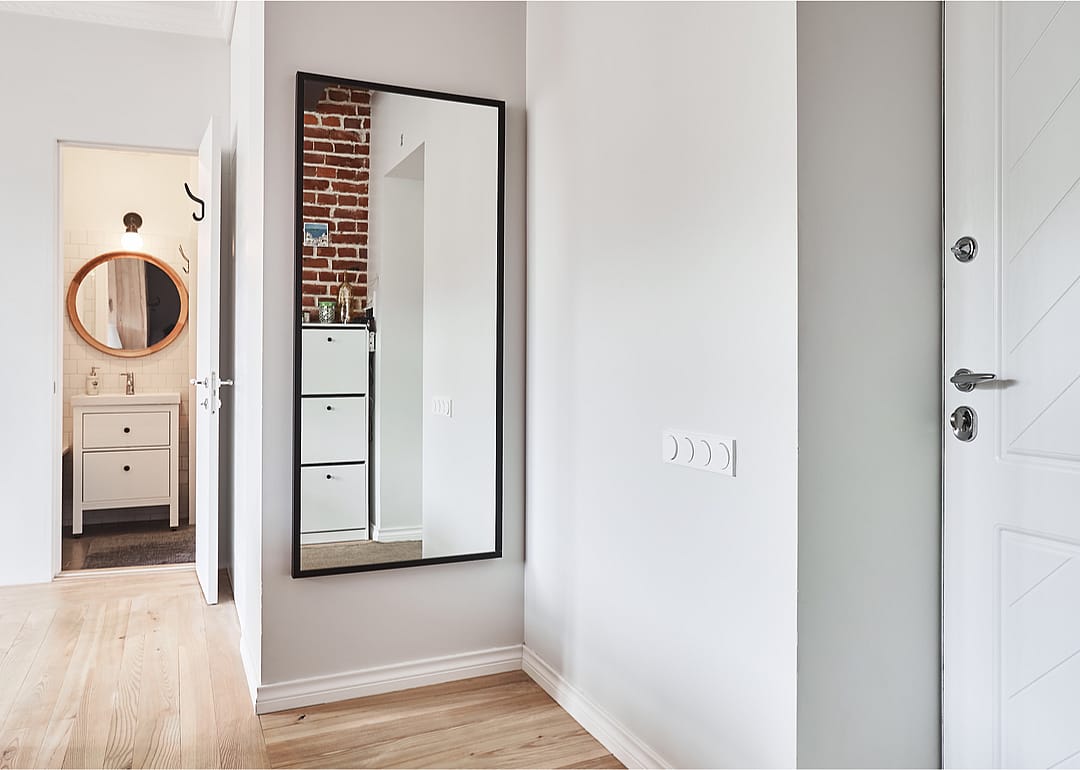 Use mirrors to make small rooms look larger