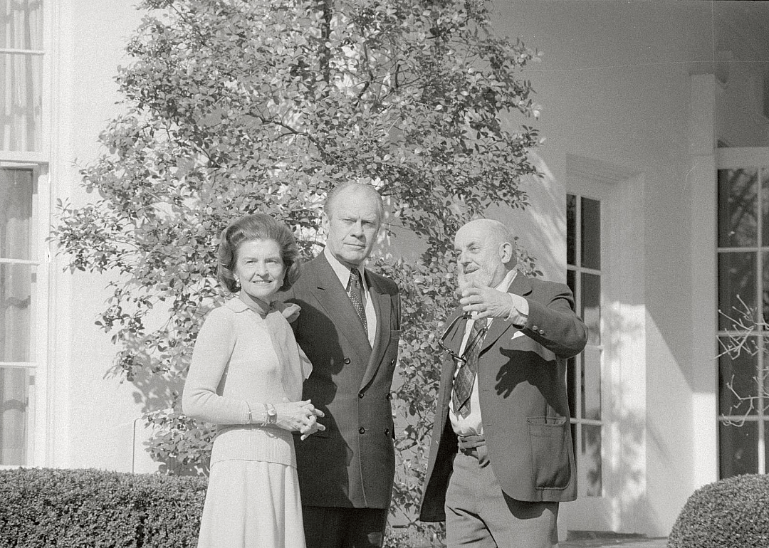 1975: Ansel Adams visits the Rose Garden