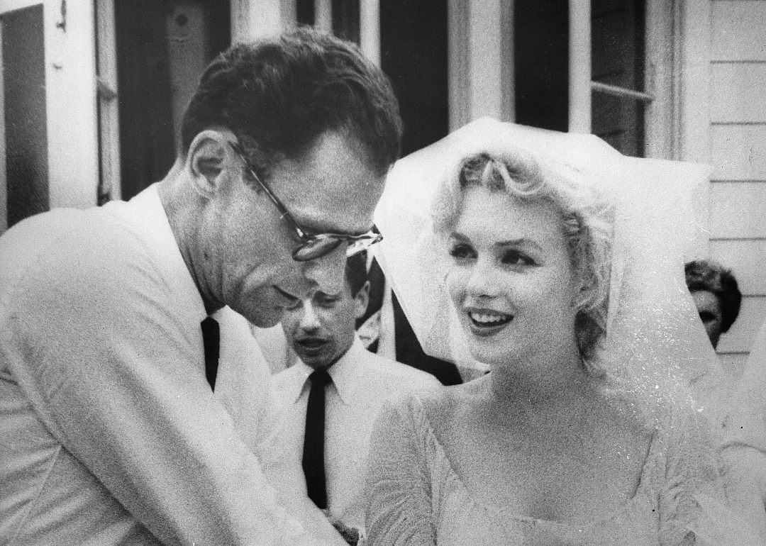 Arthur Miller and Marilyn Monroe — June 29, 1956