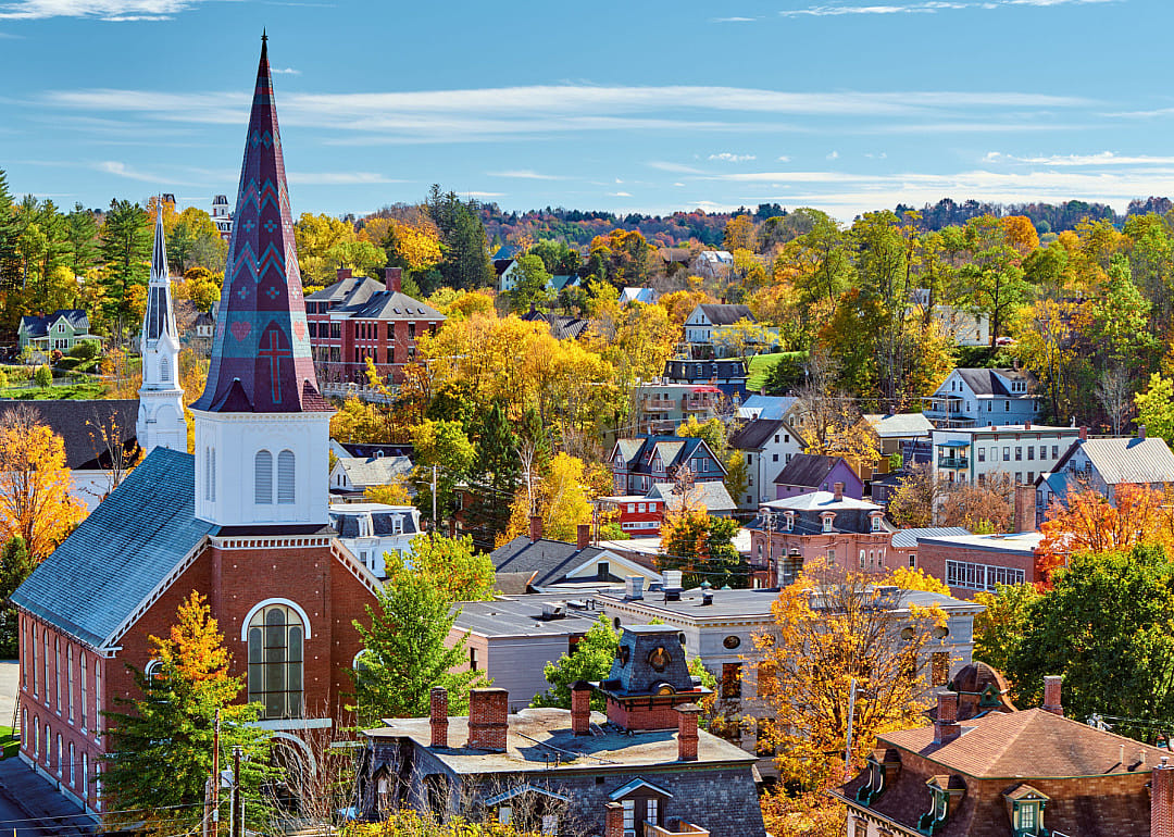 Montpelier Vermont skyline
