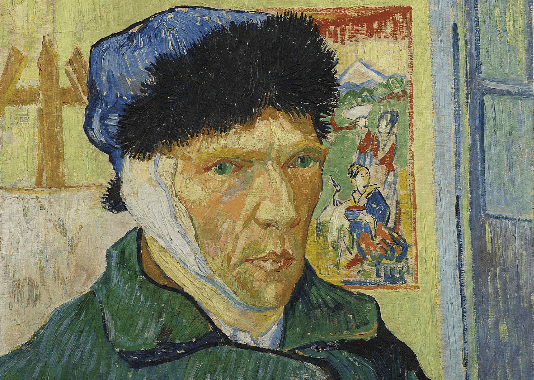 ‘Self-Portrait With Bandaged Ear’ by Vincent van Gogh.