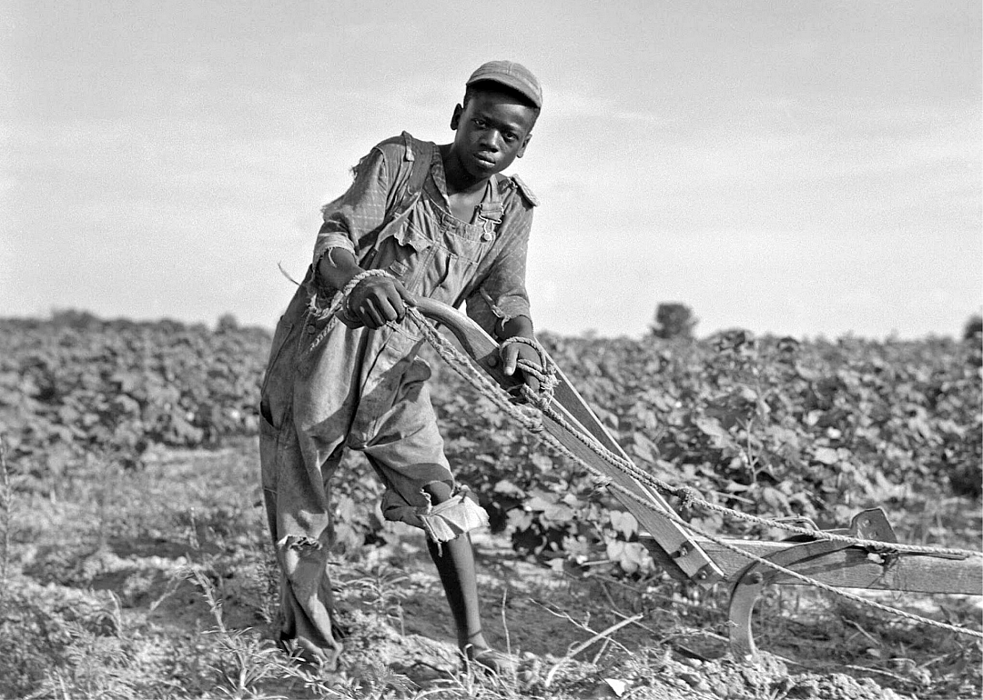 A teenage sharecropper in Georgia in 1937