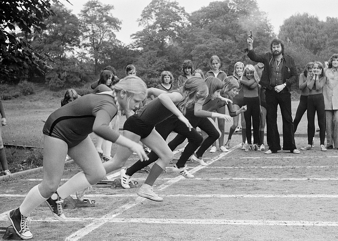 1972: Title IX squashes the athletic boys club