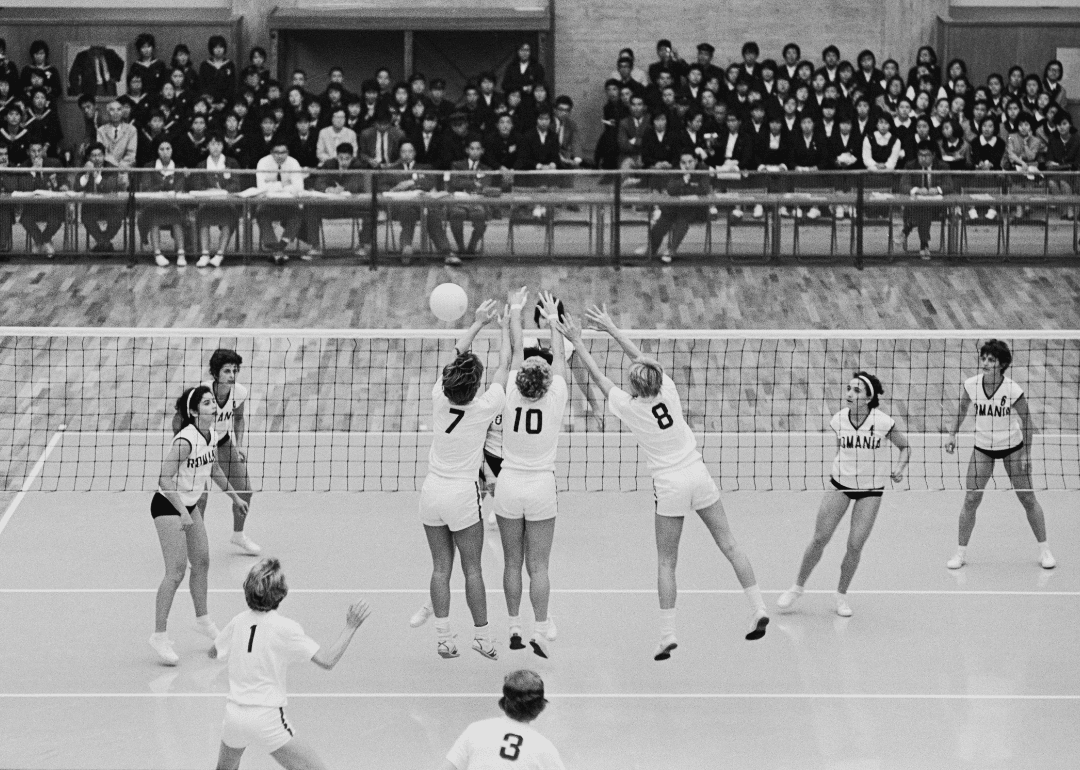 Volleyball makes its Olympic debut