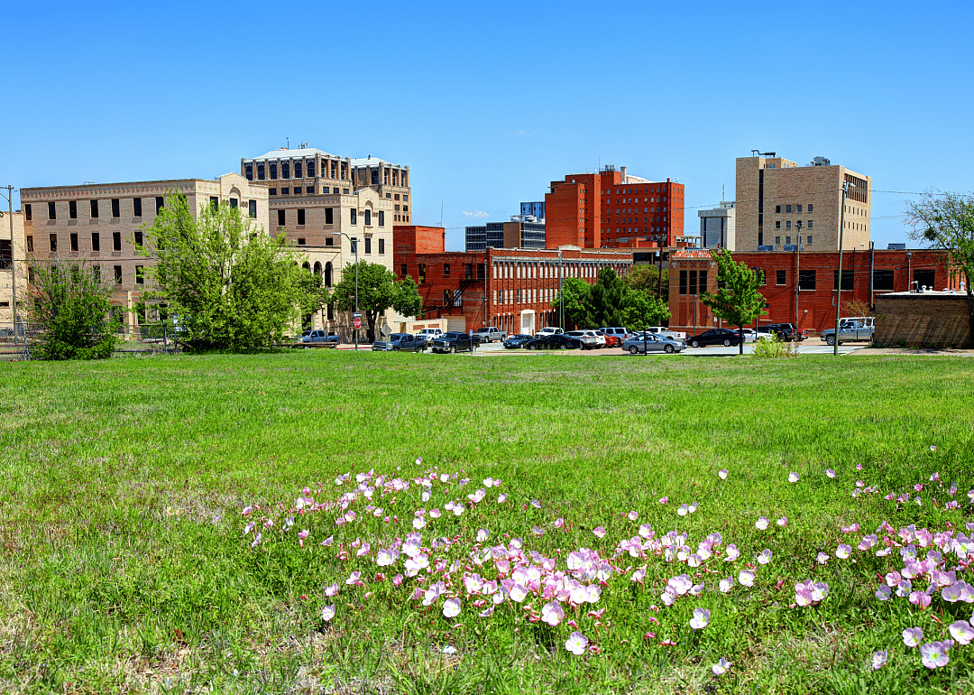 Buildings in downtown Wichita Falls Texas