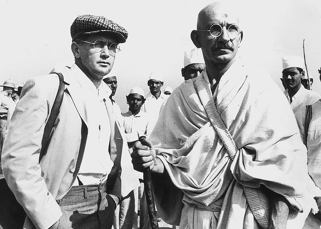 Ben Kingsley and Martin Sheen in 'Gandhi'.