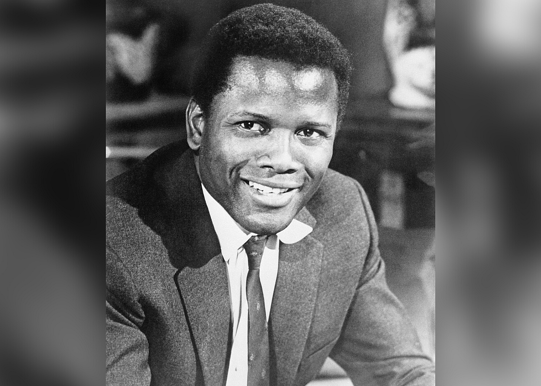 Sidney Poitier smiling.