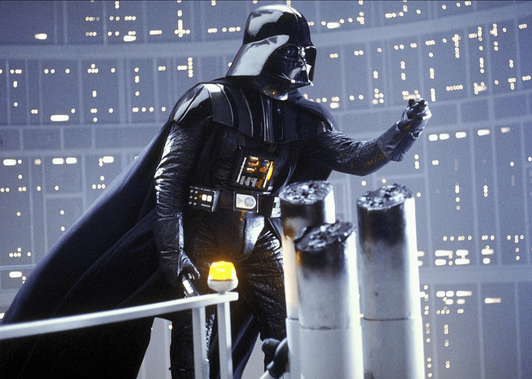 Mark Hamill and David Prowse in 'Star Wars: Episode V - The Empire Strikes Back.'