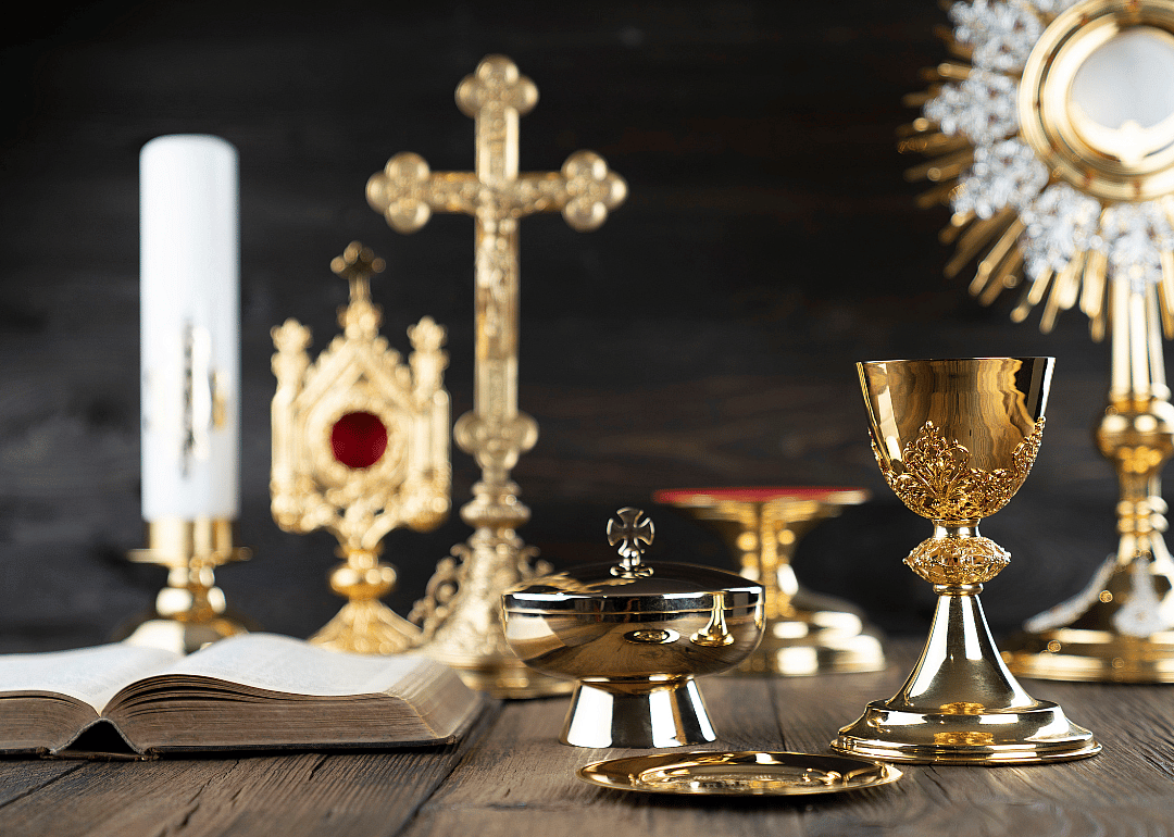 Items from church altar.
