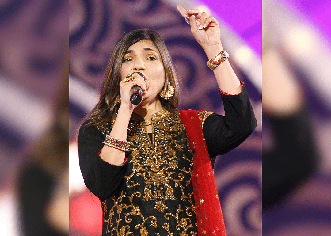 Alka Yagnik in concert.