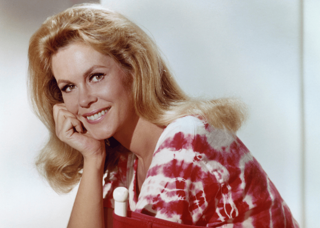 Elizabeth Montgomery smiling for a publicity portrait.