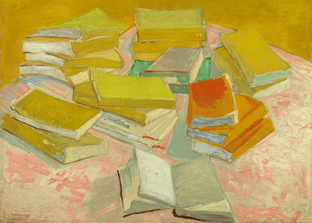 ‘Piles of French Novels’ by Vincent van Gogh.