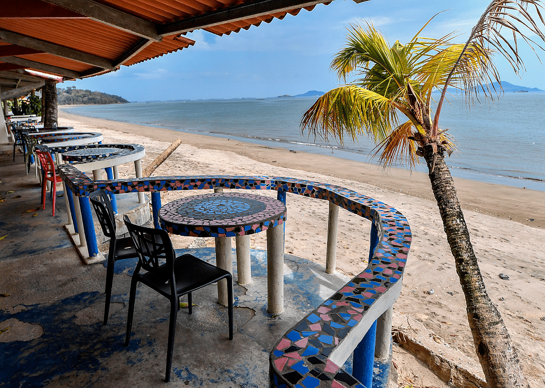 Empty beaches in Veracruz, Panama