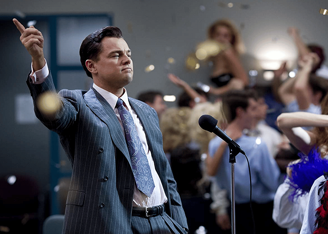 Leonardo DiCaprio in ‘The Wolf of Wall Street’.