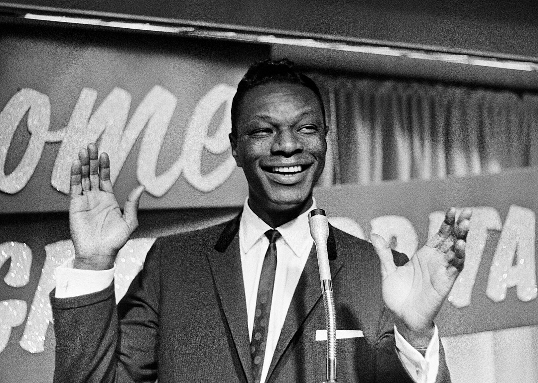 Nat King Cole attending event.