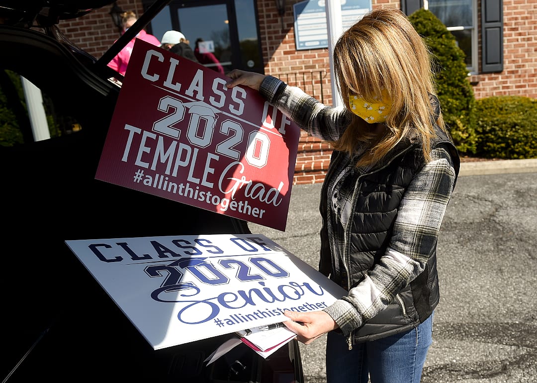 High schools canceled graduation ceremonies last spring