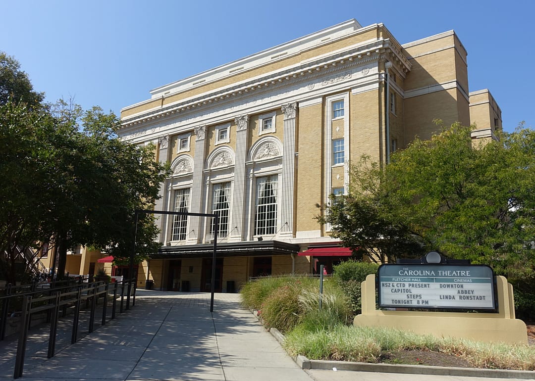 Exterior of Carolina Theatre