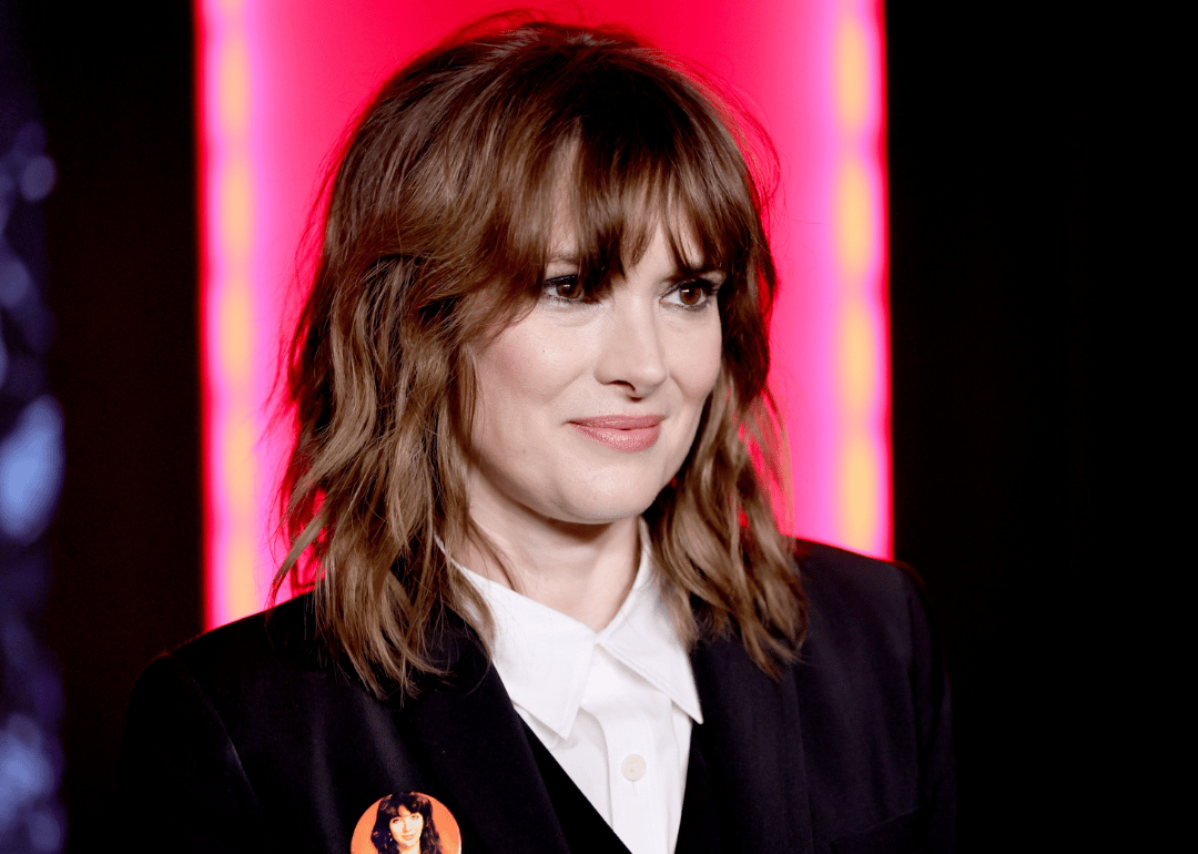 Winona Ryder attends Netflix's "Stranger Things" Season 4 New York Premiere.
