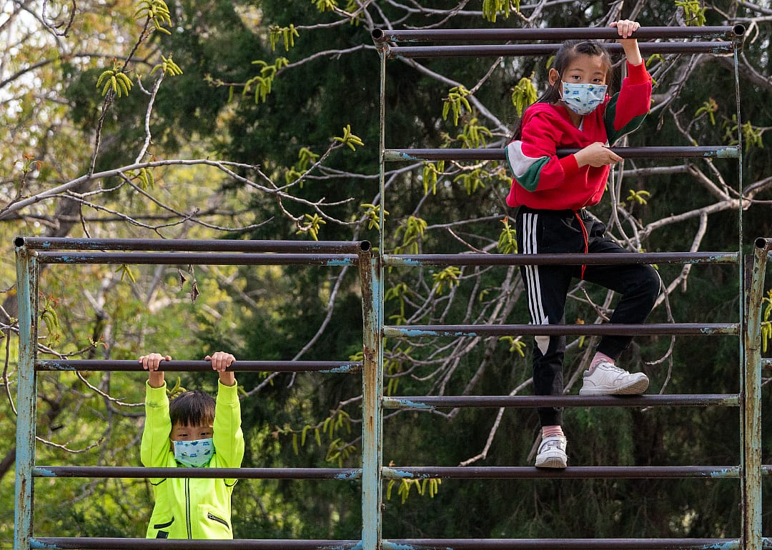 More than 220 million children were confined to homes in China