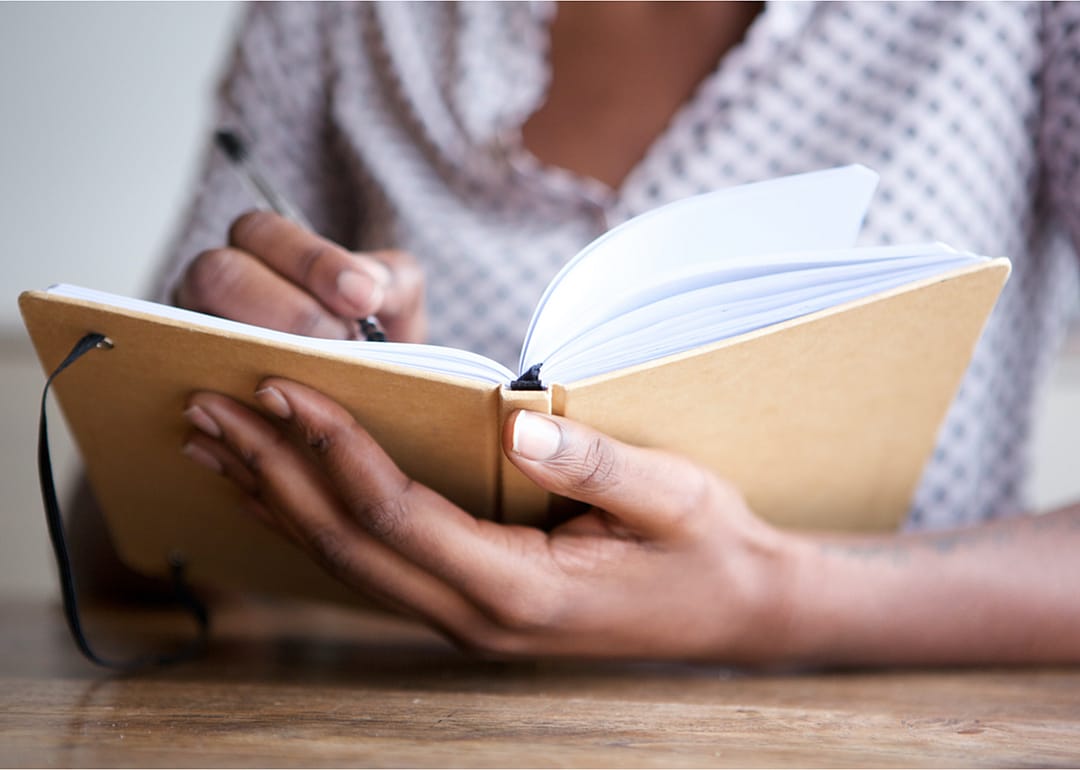 Set aside time for journaling
