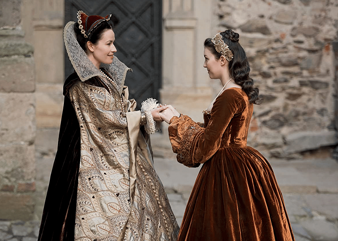 Maimie McCoy and Ella Hunt in an episode of 'Lore'
