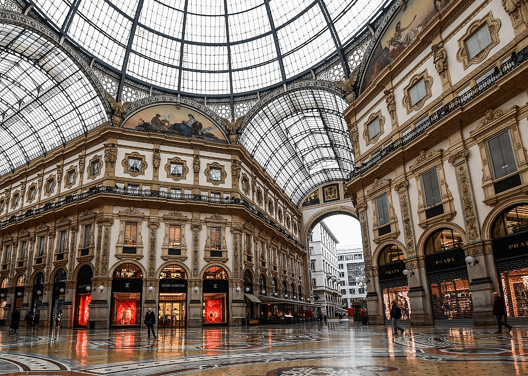 After: Vittorio Emanuele II Galleria, Milan, Italy