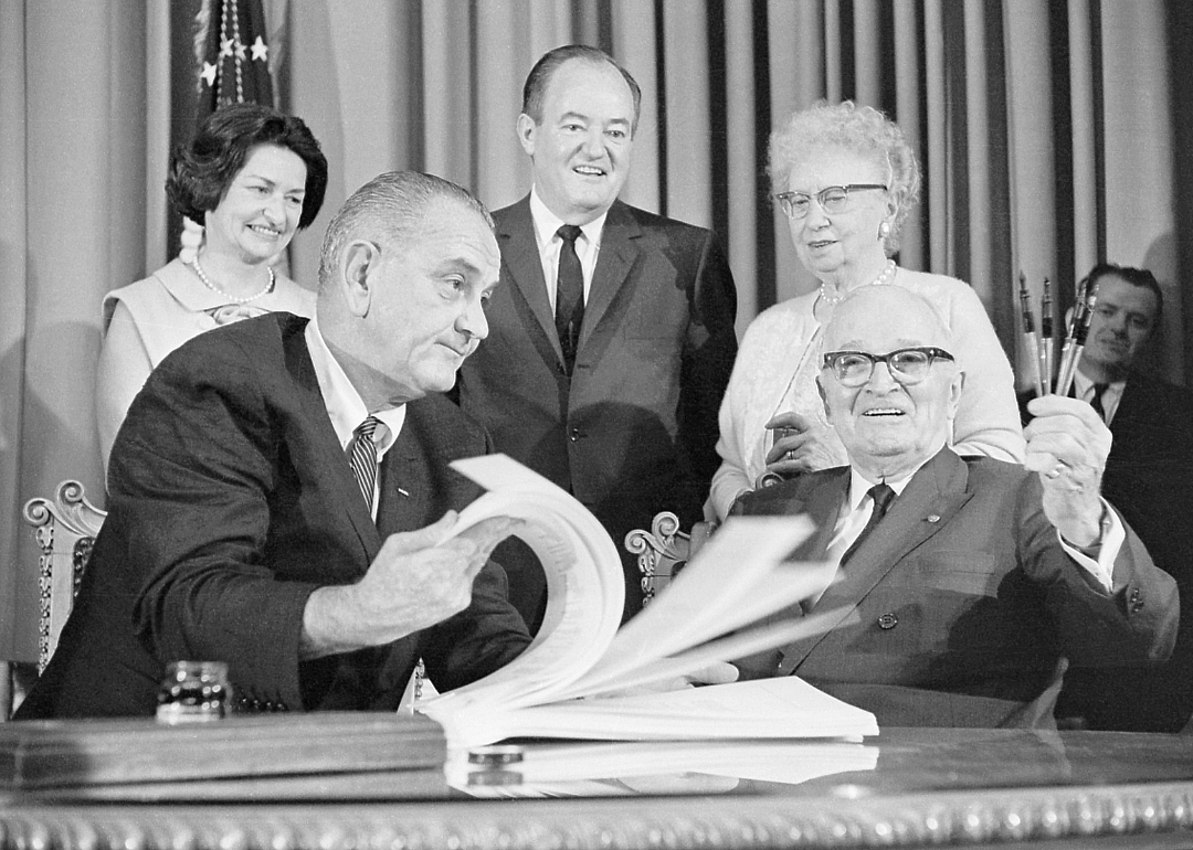 1965: Medicare and Medicaid programs established