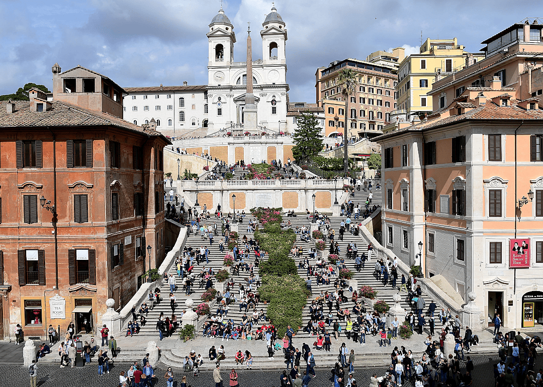 Before: Spanish Steps, Rome, Italy