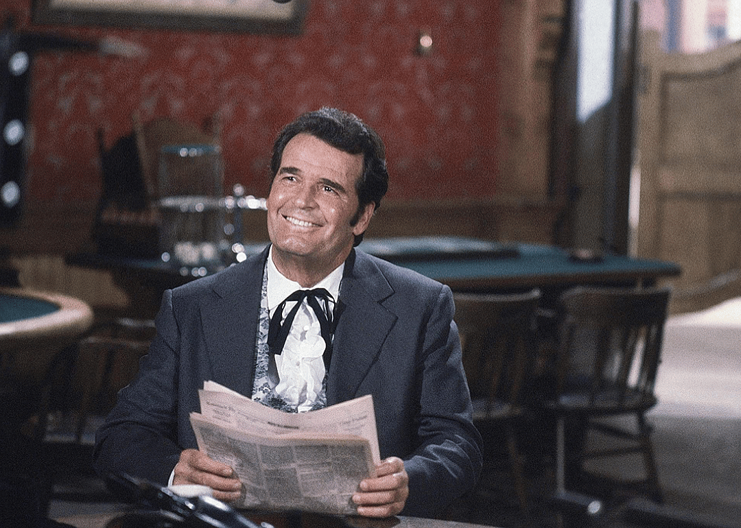 A man in a saloon.