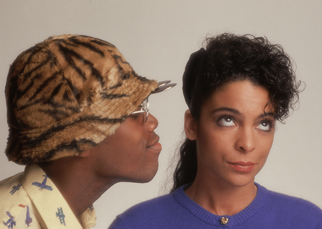 Jasmine Guy and actor Kadeem Hardison in ‘A Different World’.