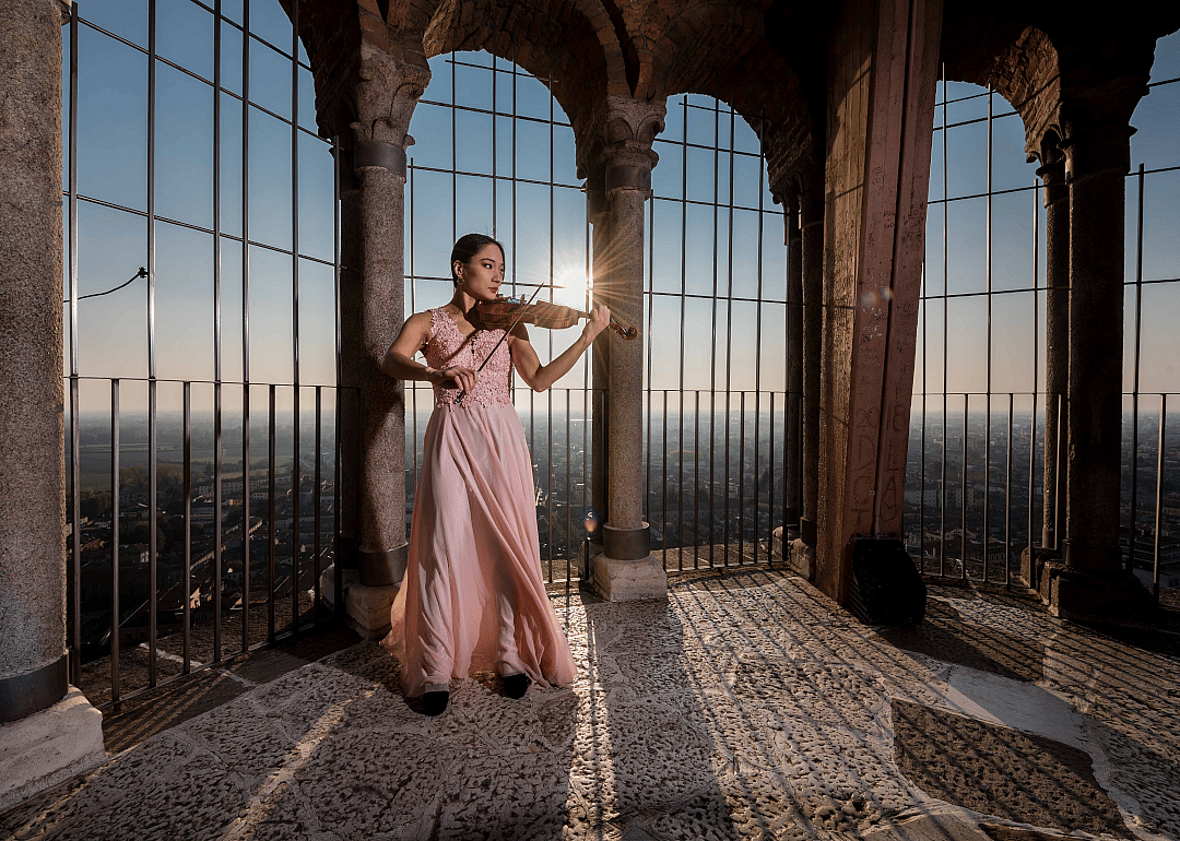 Strings in a tower