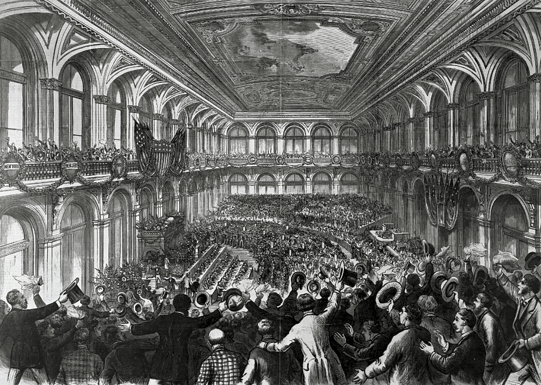 1832: First Democratic convention