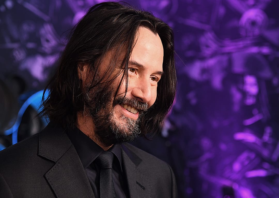Keanu Reeves attends ‘John Wick’ screening.