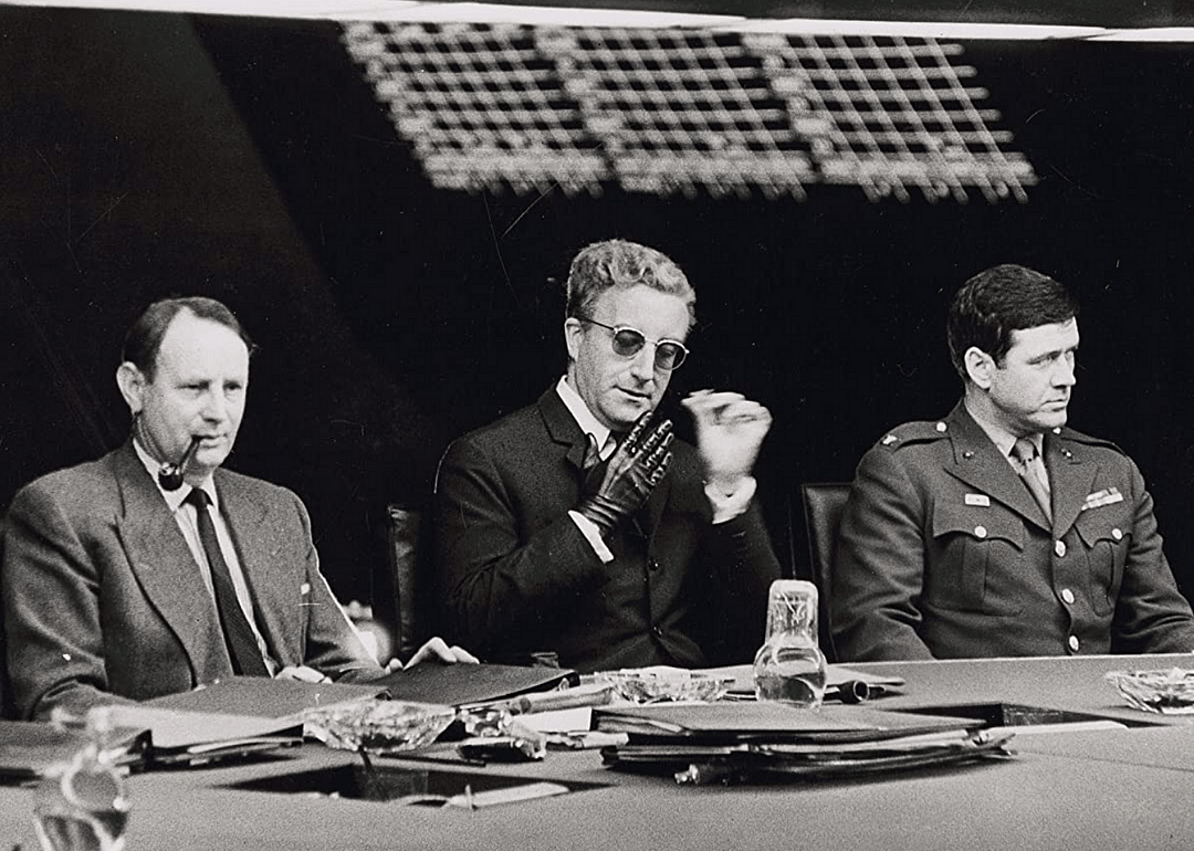 Peter Sellers in a scene from ‘Dr. Strangelove’