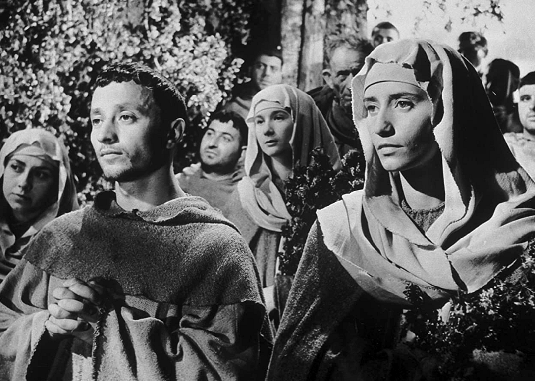 Nazario Gerardi and Arabella Lemaitre in a scene from ‘The Flowers of St. Francis’